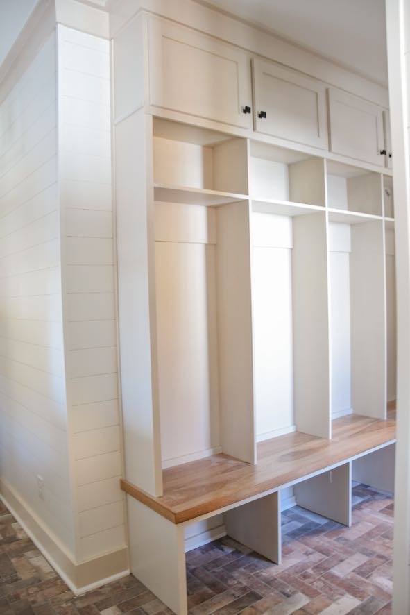 closet interiors luxury home. New construction