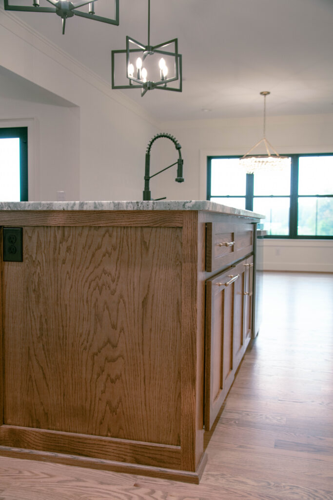 Custom wood cabinetry kitchen design